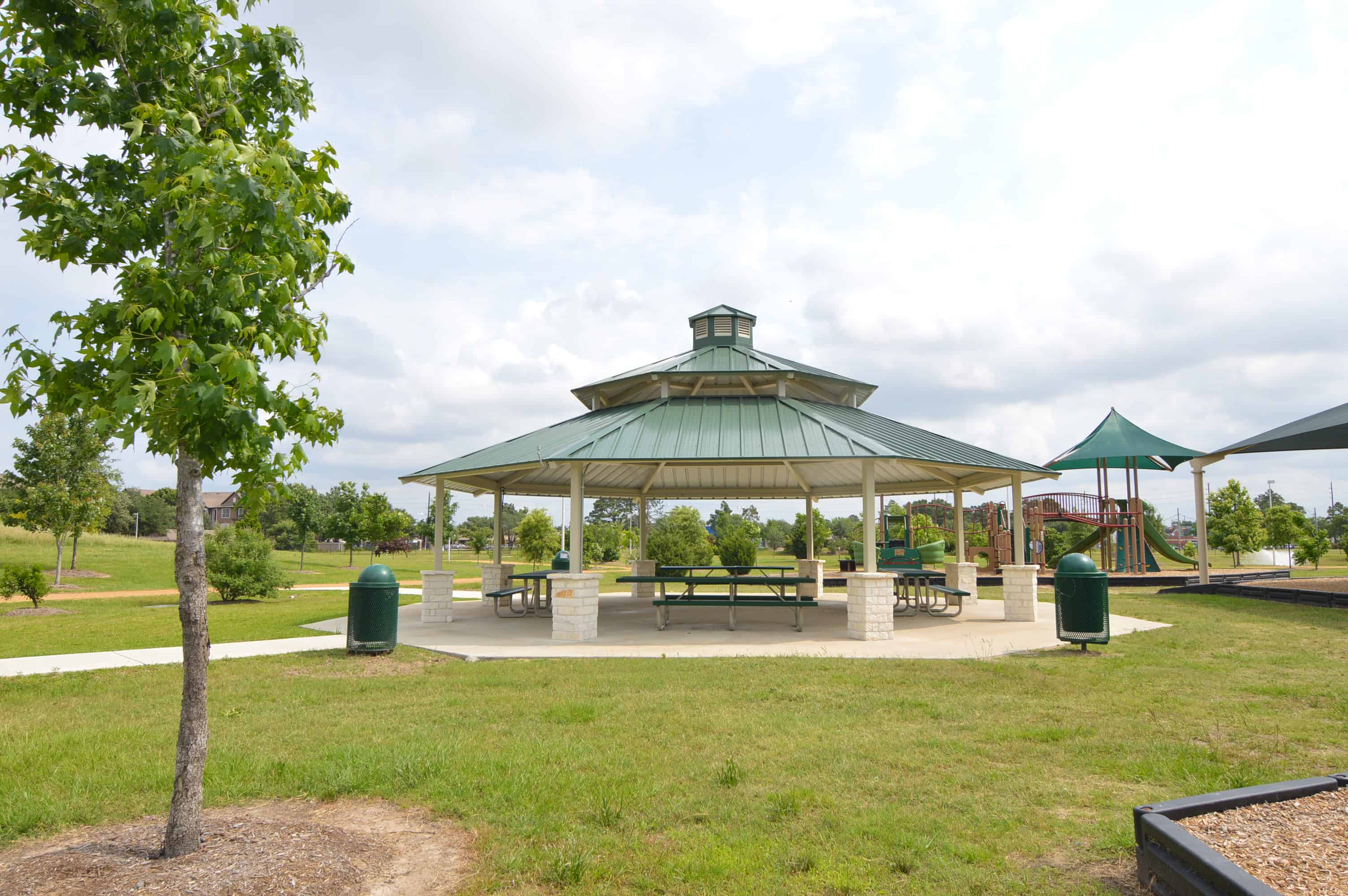 Easton Commons Nature Park pavilion in Copperfield, Houston TX 77095