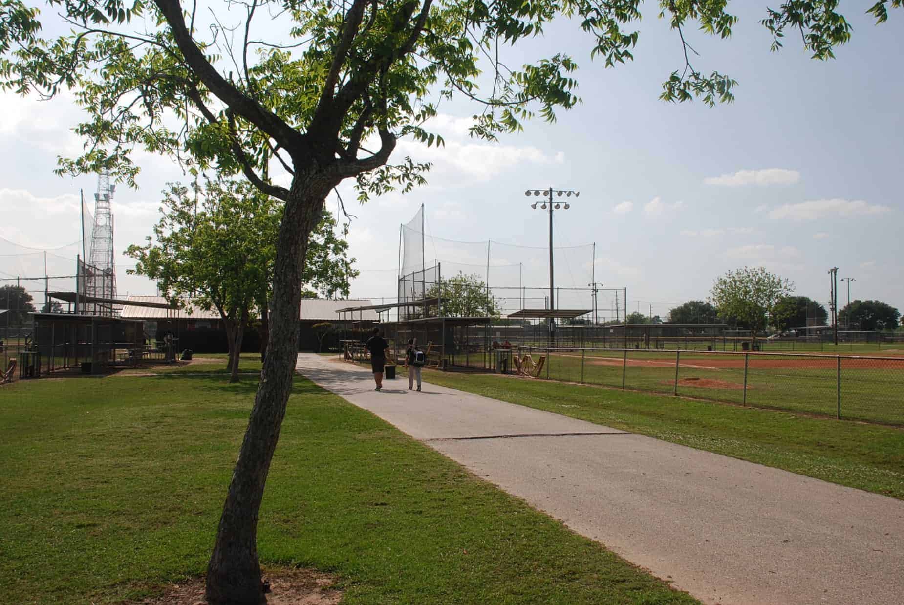 Baseball fields at Katy Park Katy TX