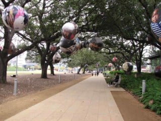 Discovery Green Art in the Park in Downtown Houston TX