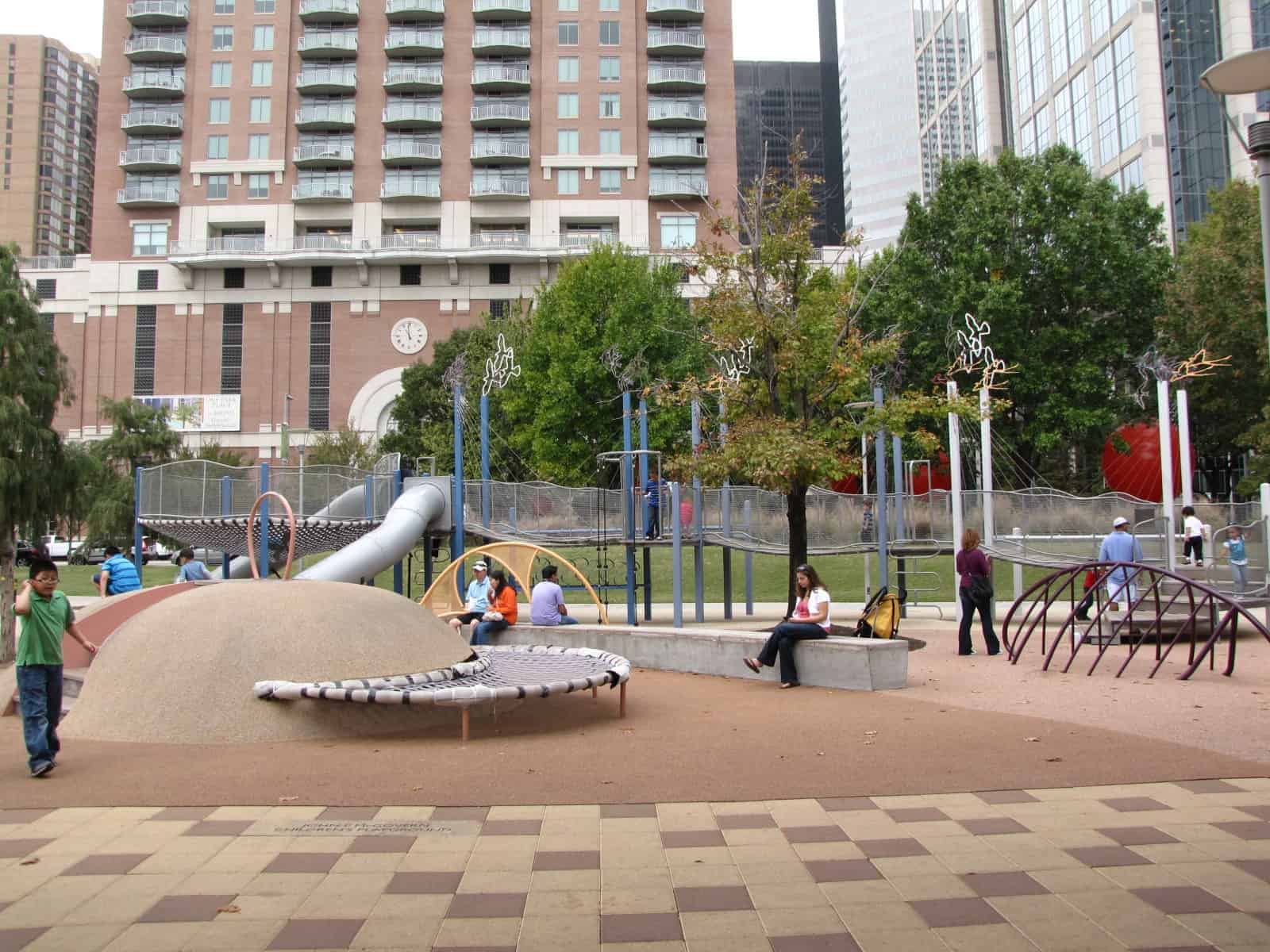 Discovery Green Childrens Playground in Houston TX