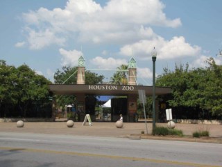 Houston Zoo Entrance in Houston TX