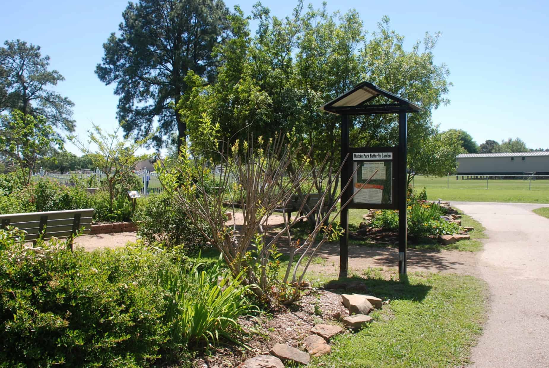 Matzke Park Butterfly Garden in Houston TX