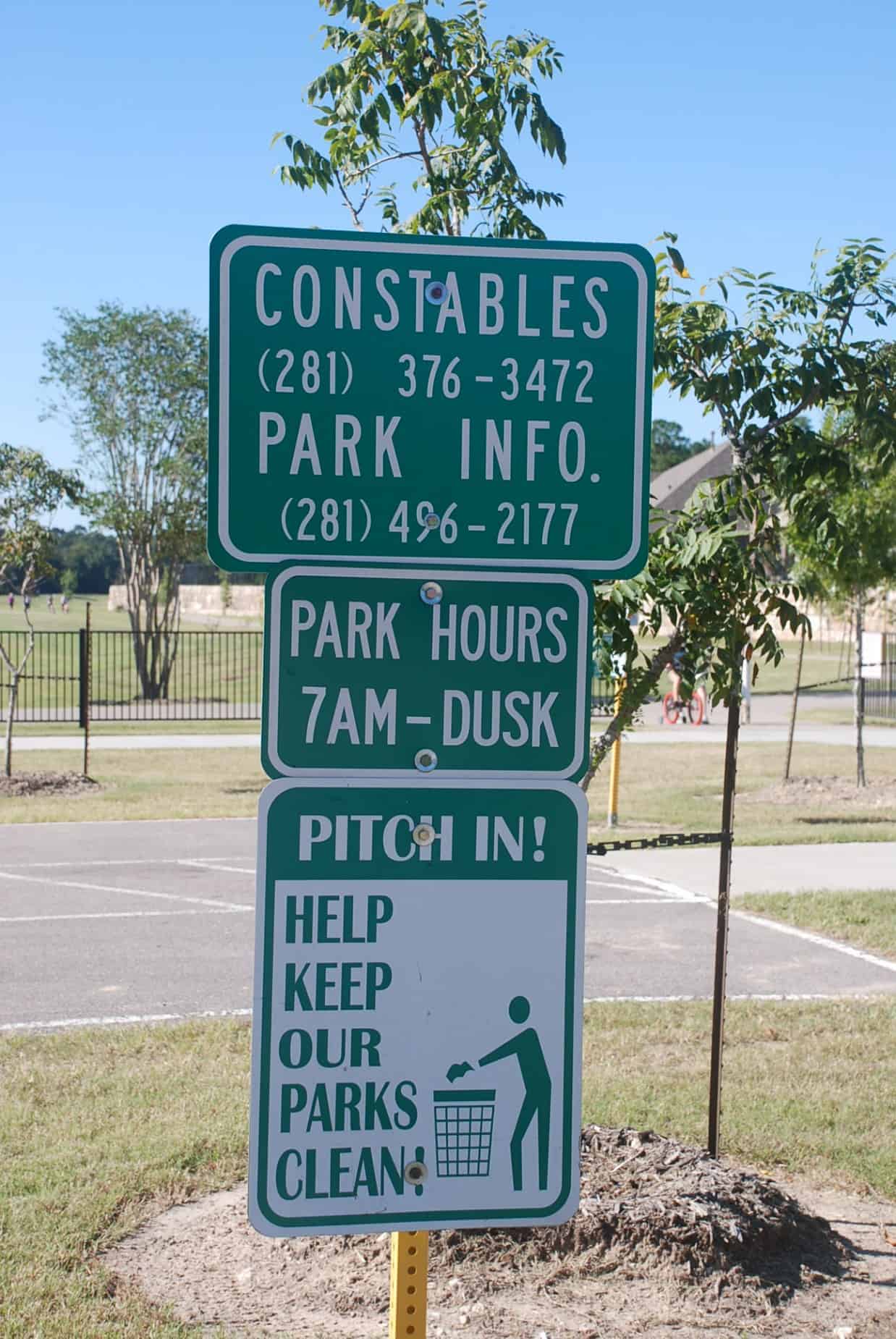 Cypress Park Signage in Cypress TX