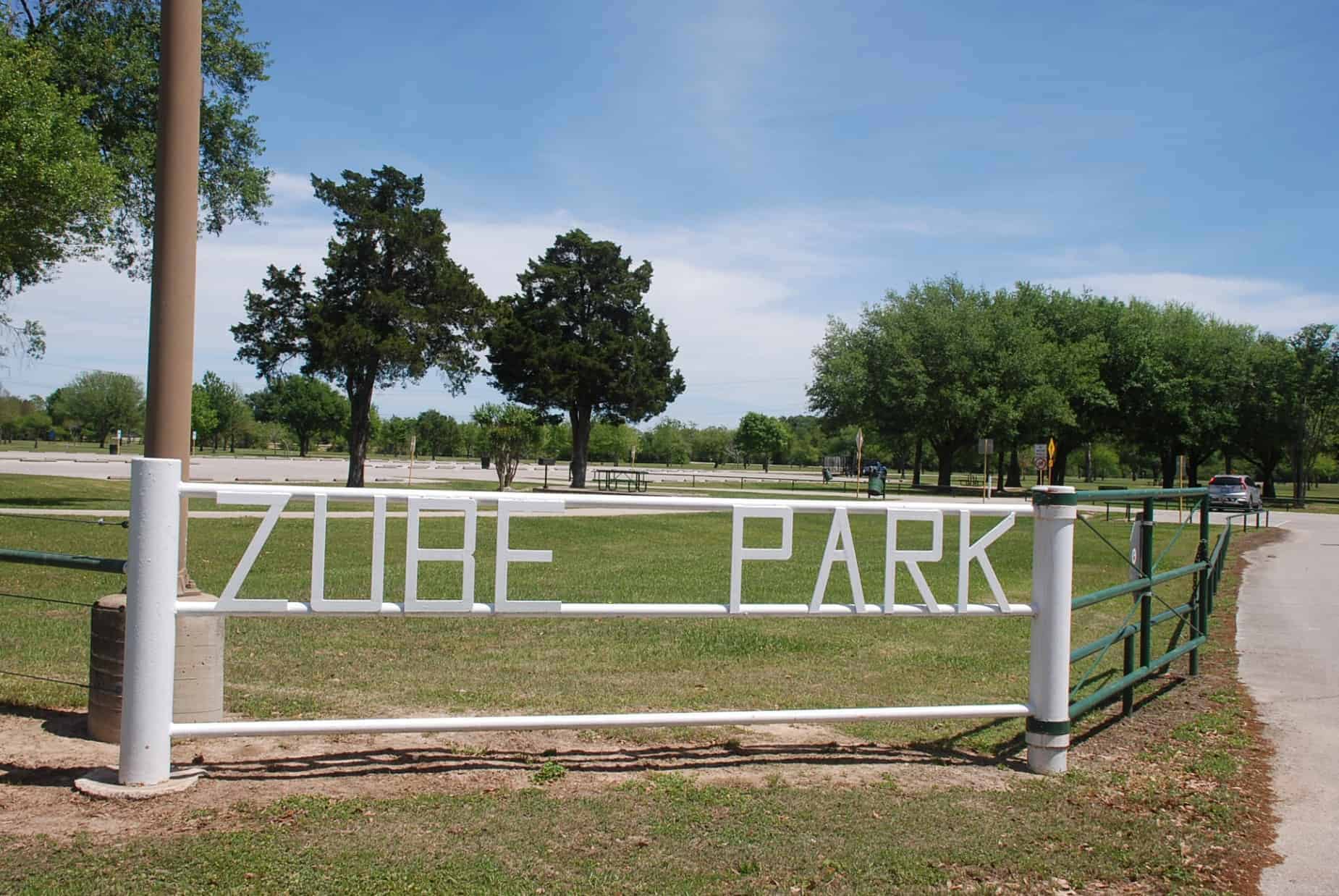 Zube Park  Entrance Gate in Hockley TX