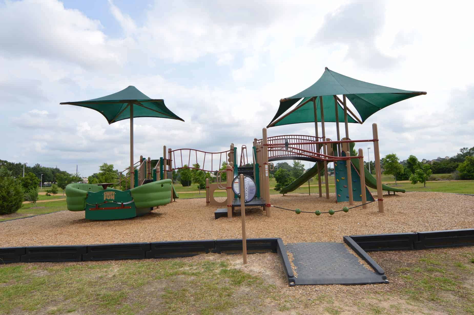 Easton Commons Nature Park Playground Equipment in Houston TX