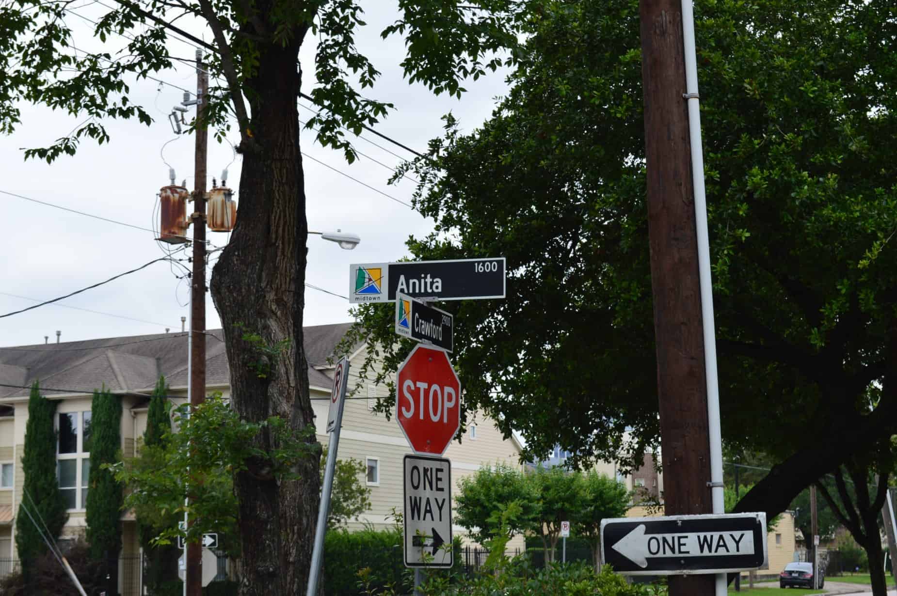 Baldwin Park Crossroads' Signage in Houston TX