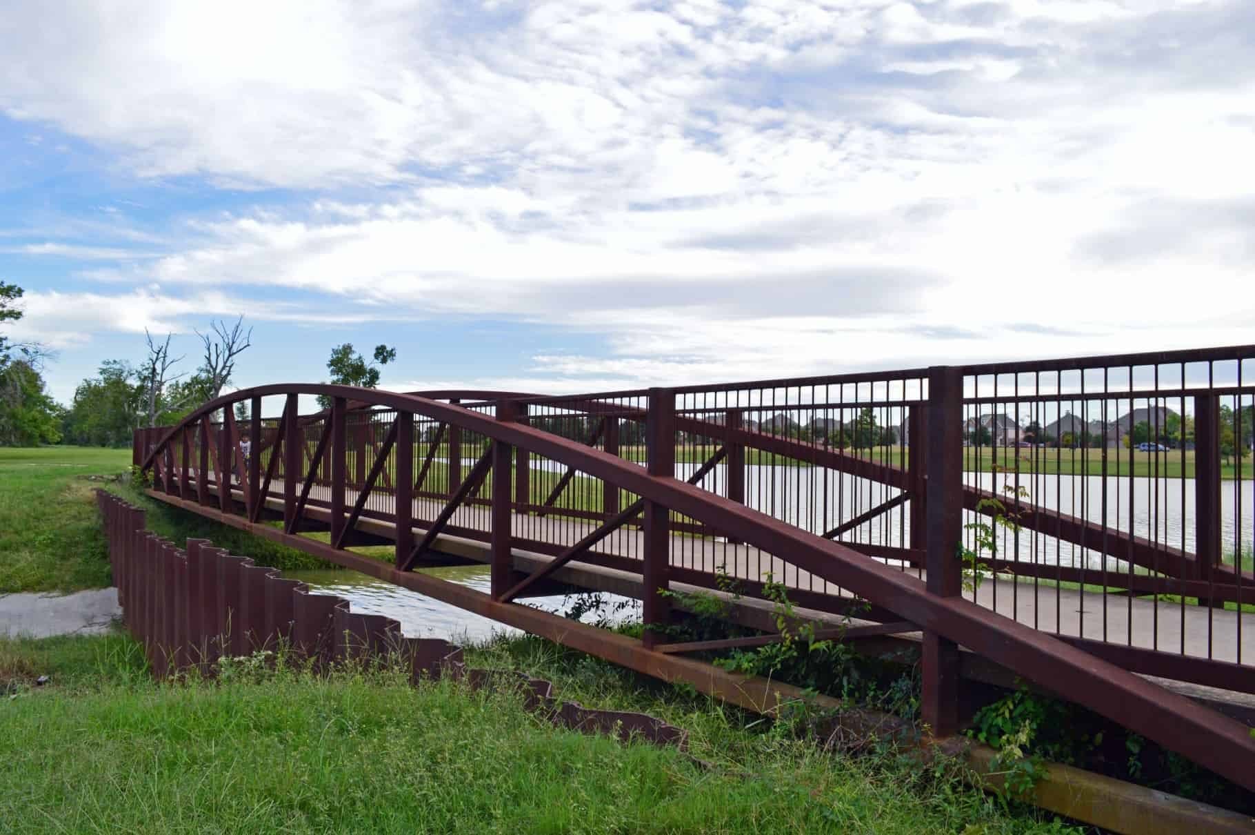 Bridgeland Cypress TX Bridge on Walking Trail 4