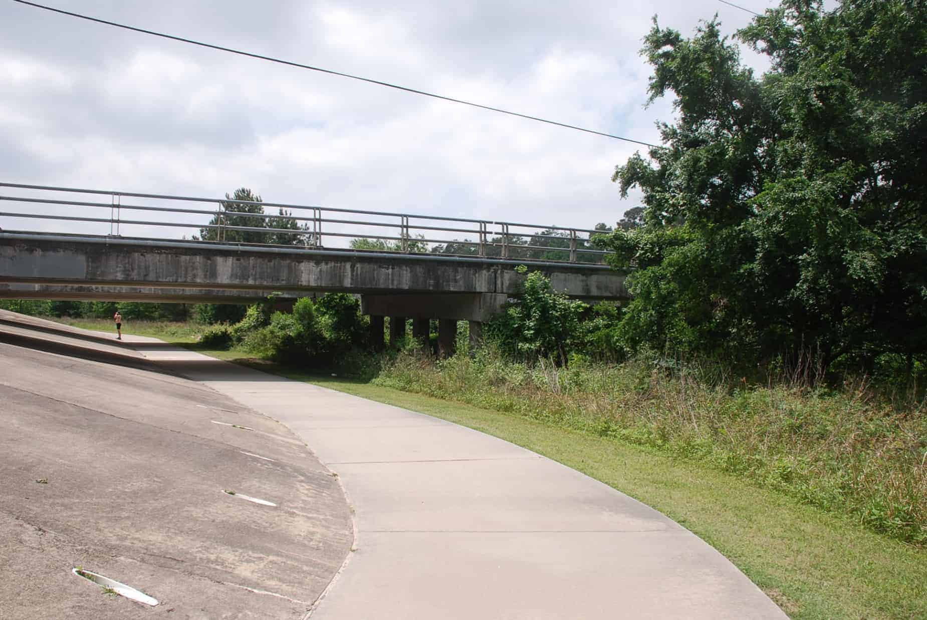 Cypress Creek Bike Path under Jones Rd & West boundary of 100 Acre Wood Preserve Houston TX
