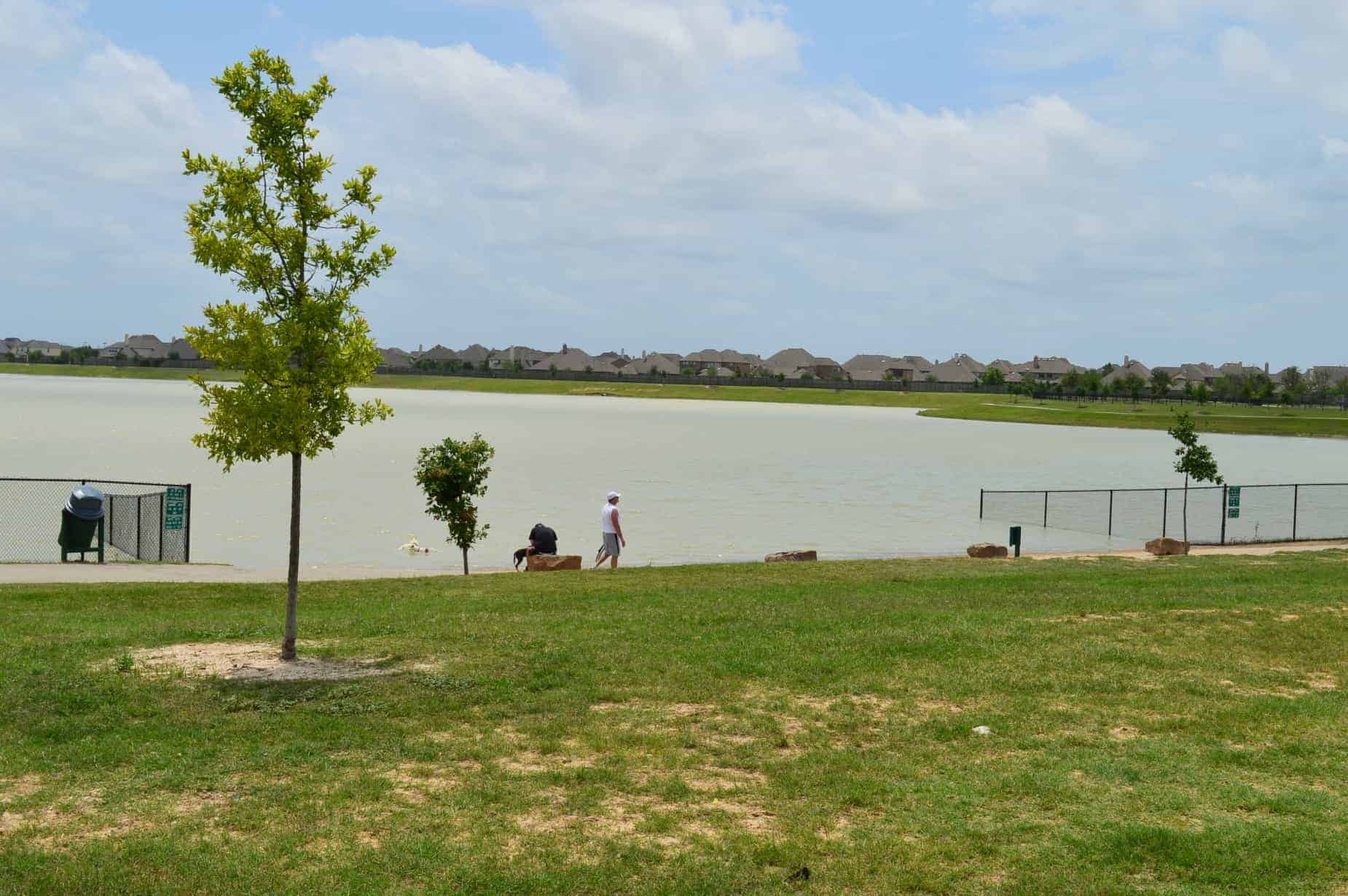 Goforth Park Houston TX large dog park swimming area