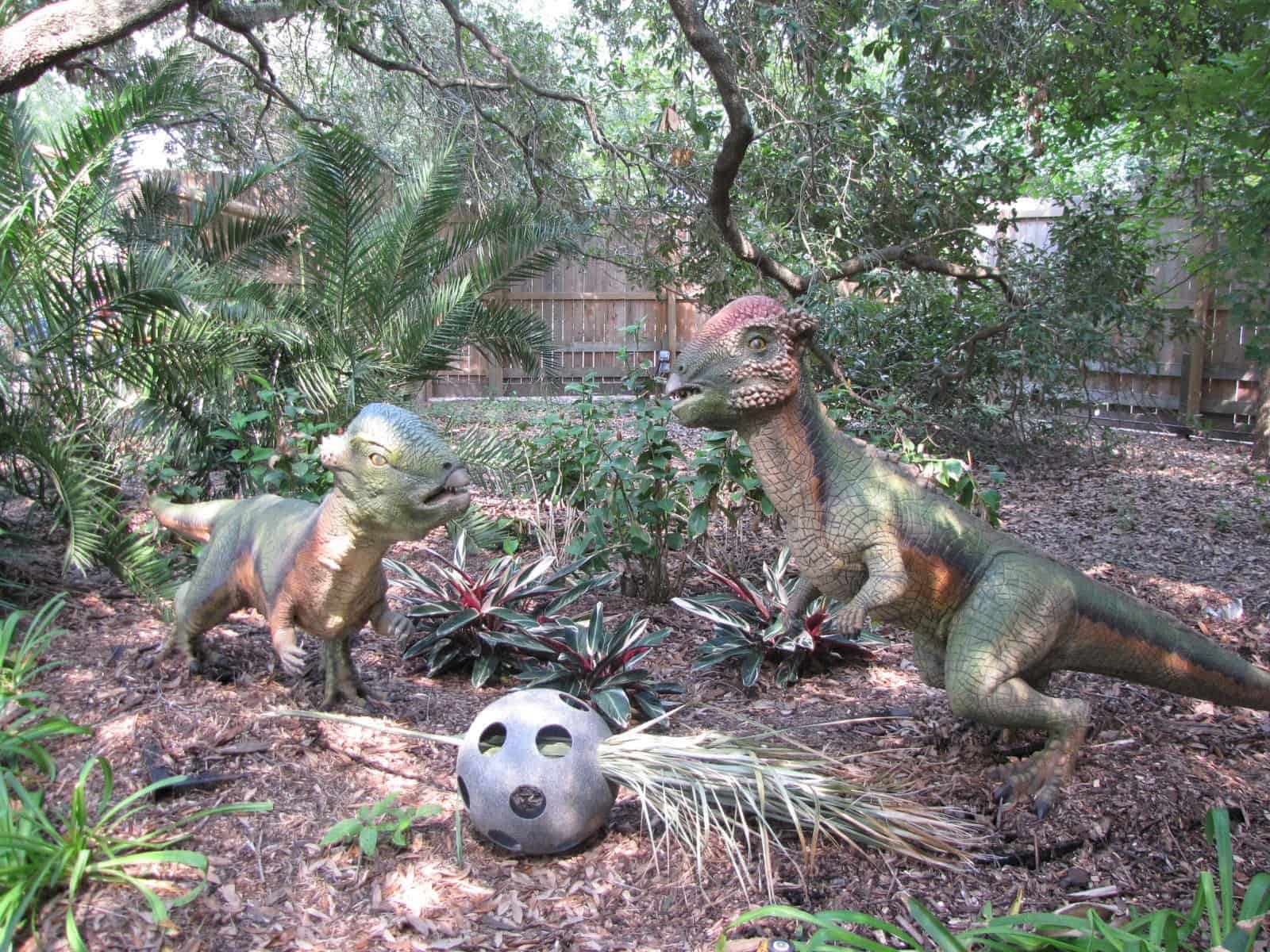 Dinosaurs at Houston Zoo in Houston TX
