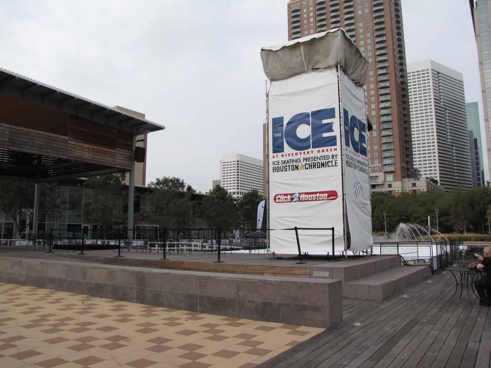 Discovery Green Houston TX Ice Rink