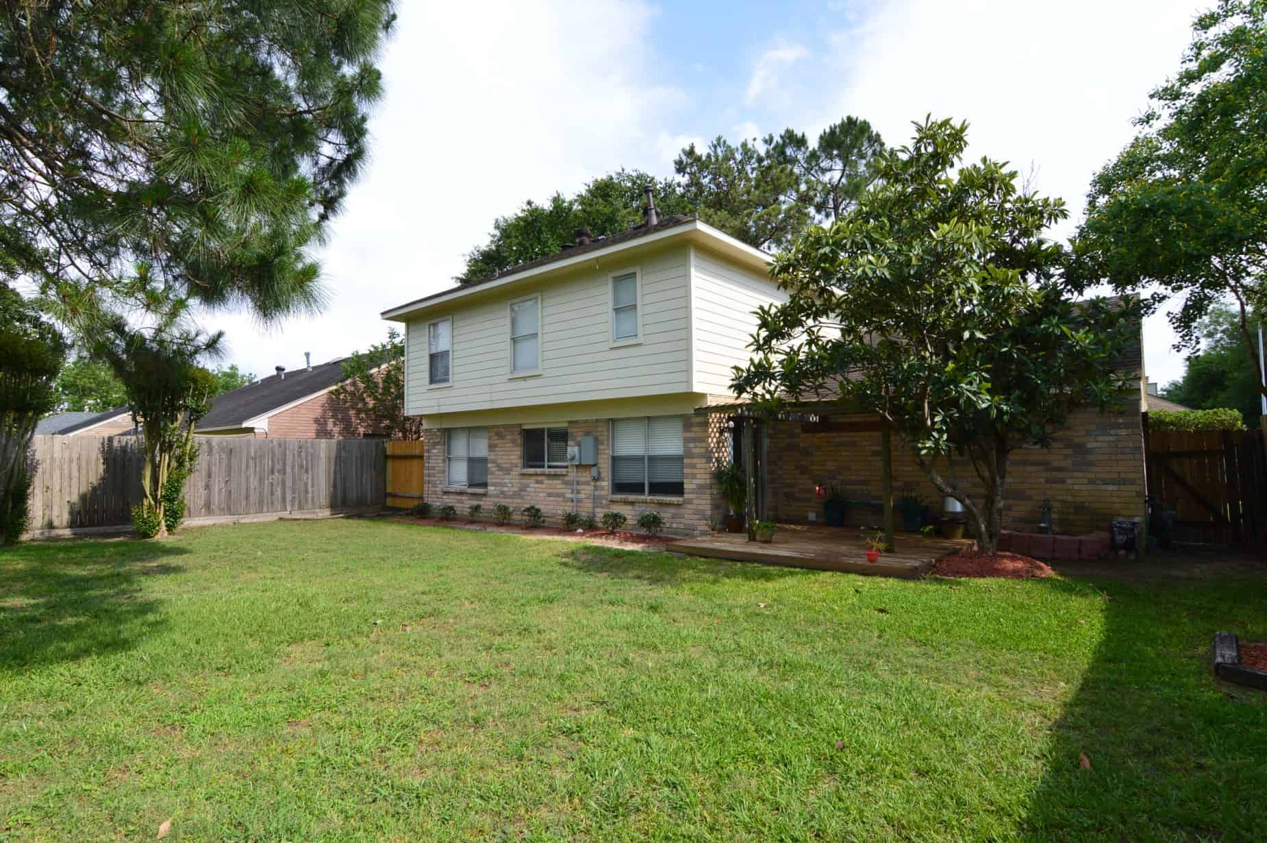 Rear View of 12030 Yearling Dr, Houston, TX 77065