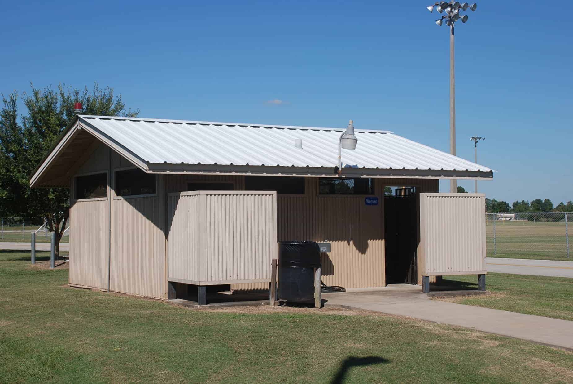 Restroom Facility at Soccer Fields at Dyess Park Cypress TX