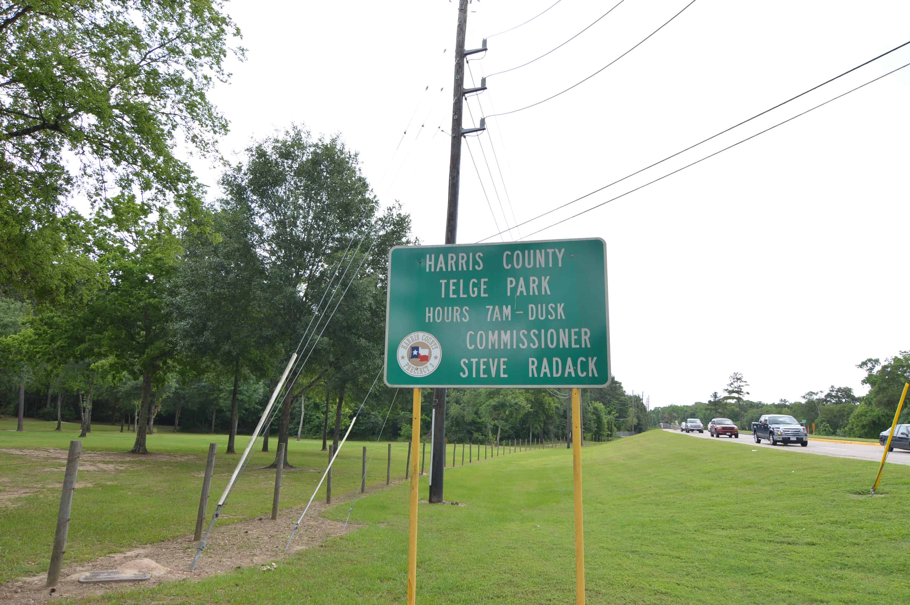Telge Park Cypress TX Sign