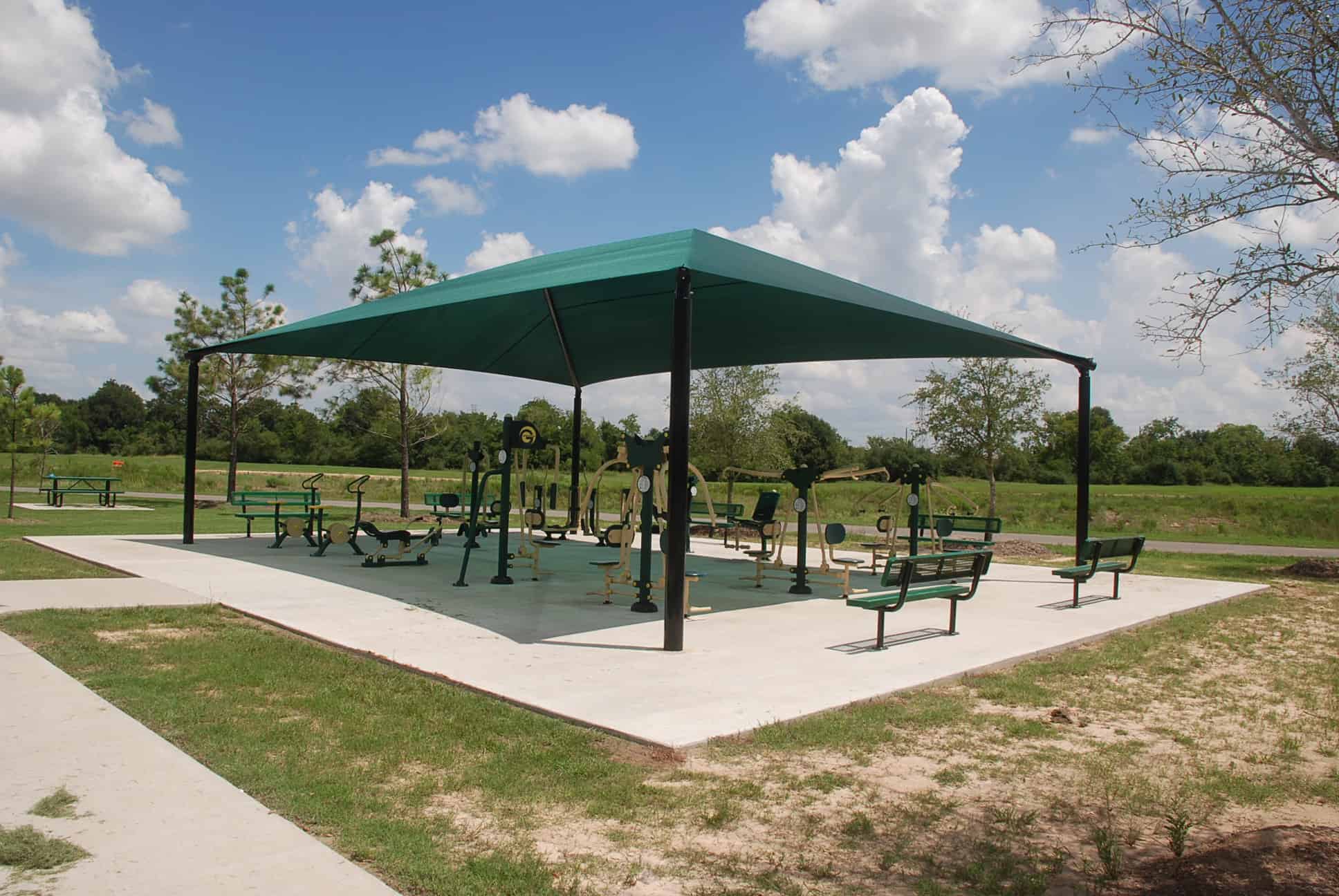 Covered Fitness Area