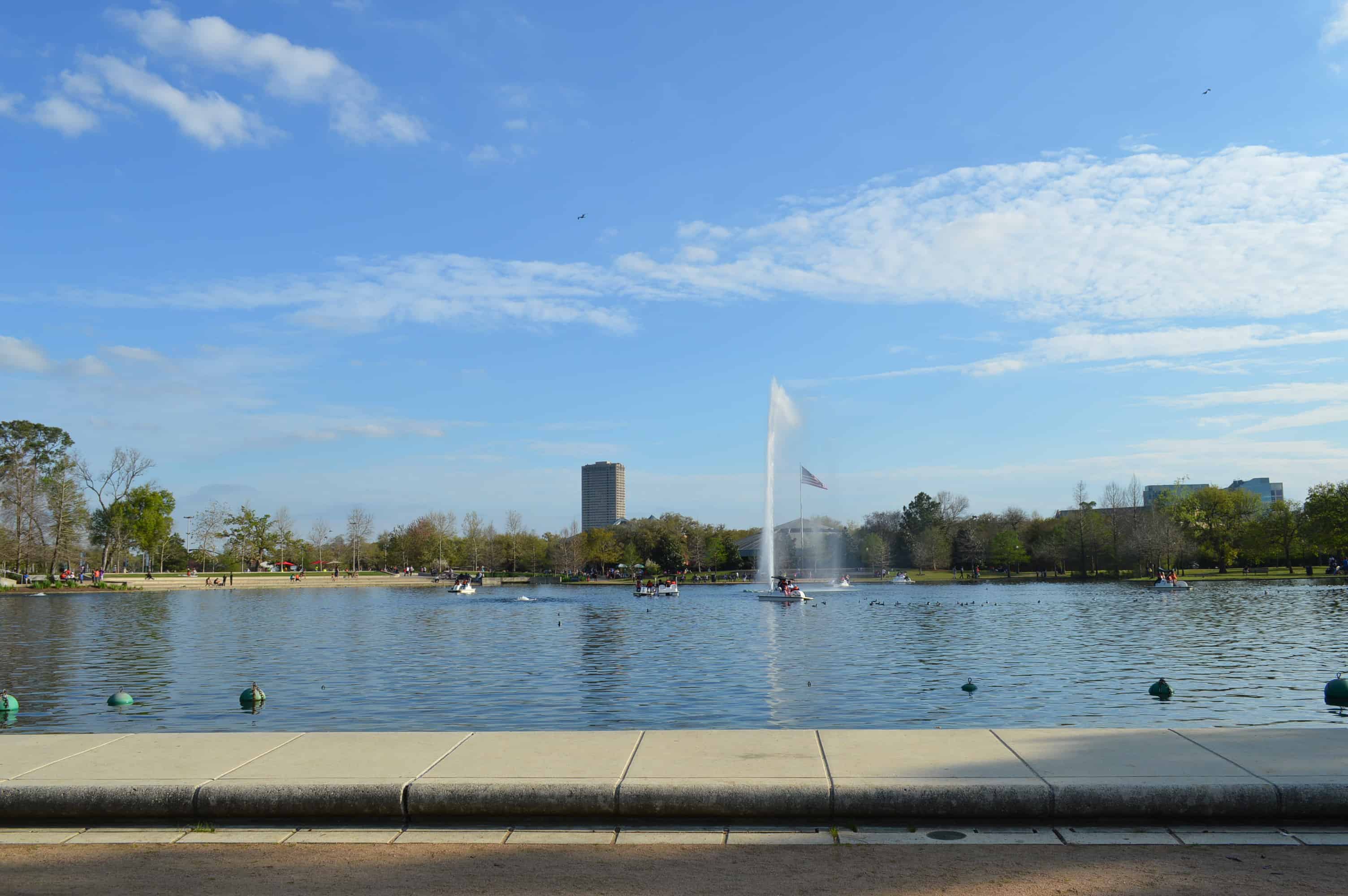 Lake at Hermann Park