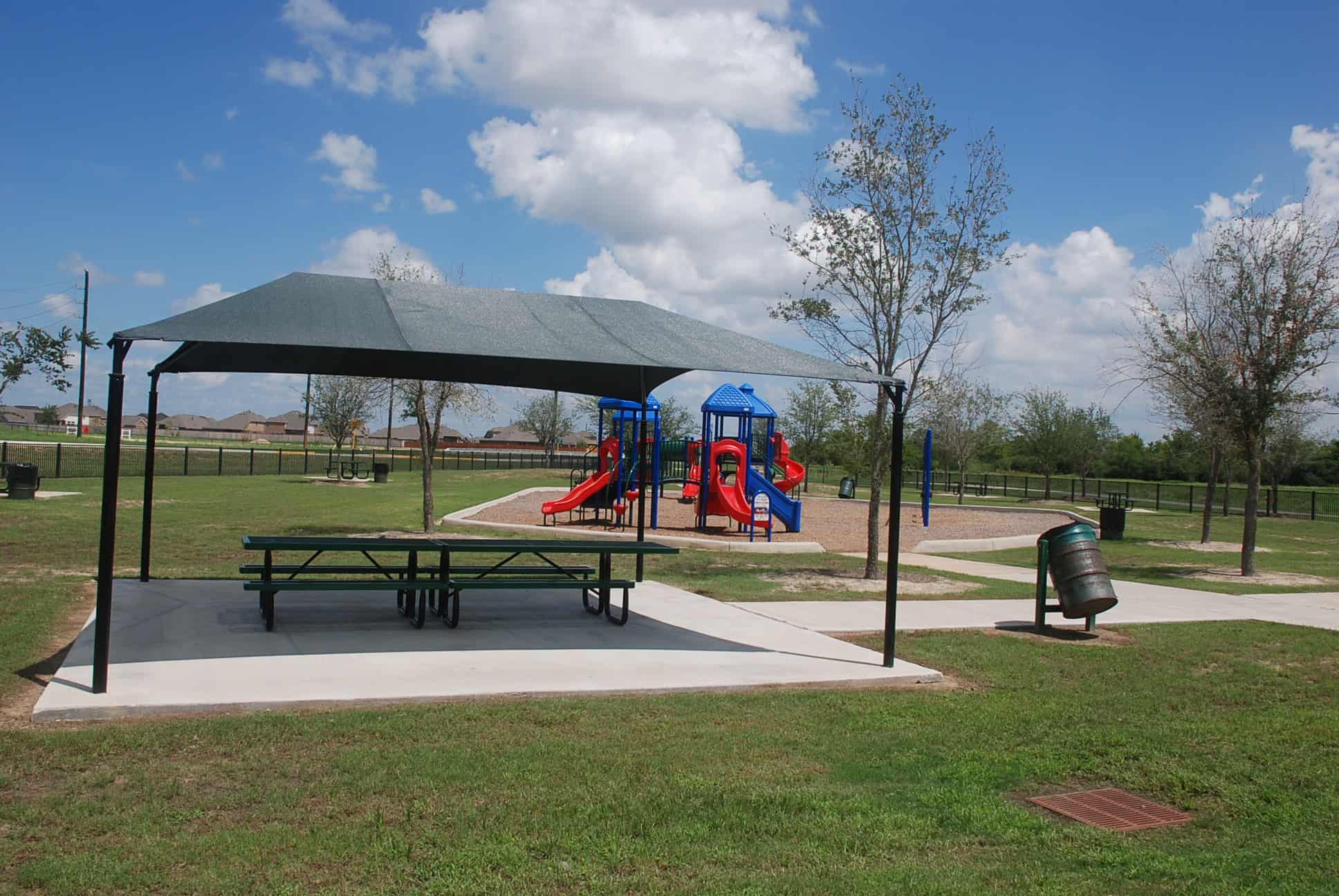 Playground with Covered Picnic Areas
