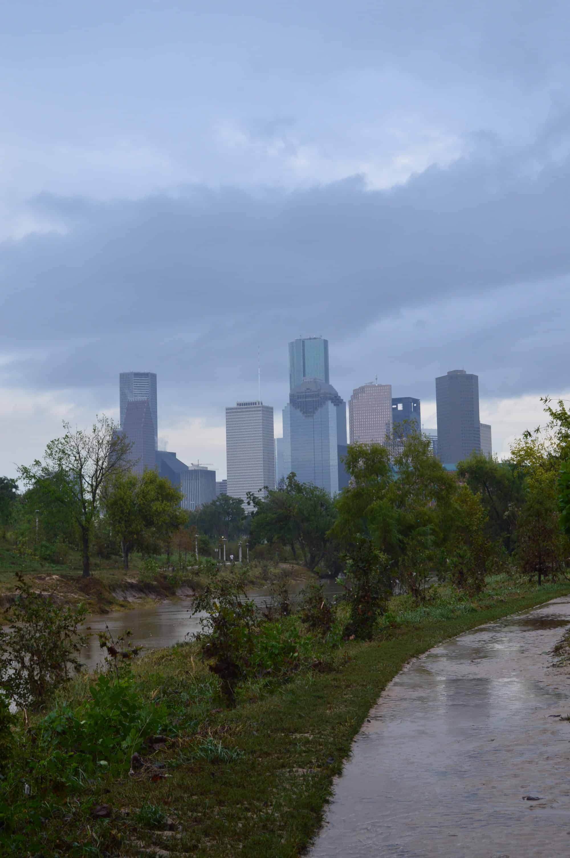 View of Downtown Houston from Buffalo Bayou Park