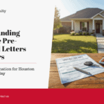 What is a mortgage pre-approval letter — Houston home buyer getting approved to shop for a home