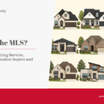 What is the MLS — Multiple Listing Service explained for Houston buyers and sellers, shown as a grid of Houston homes