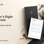 The buyer's right to terminate — how the Texas option period works, real estate contract and keys on a desk