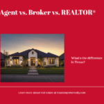 Houston Prime Realty blog card: real estate agent vs. broker vs. REALTOR®