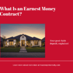 Houston Prime Realty blog card: what is an earnest money contract?