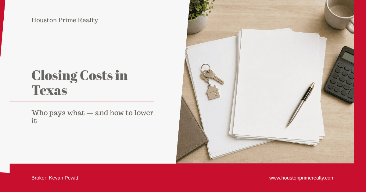 closing costs in Texas