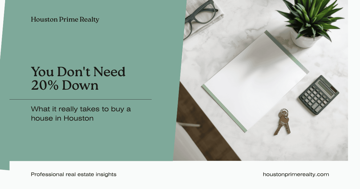 down payment to buy a house in Houston