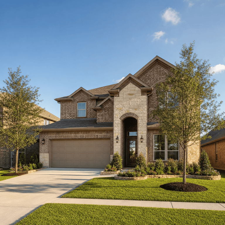 Suburban Houston-area home whose owner qualifies for a Texas homestead exemption