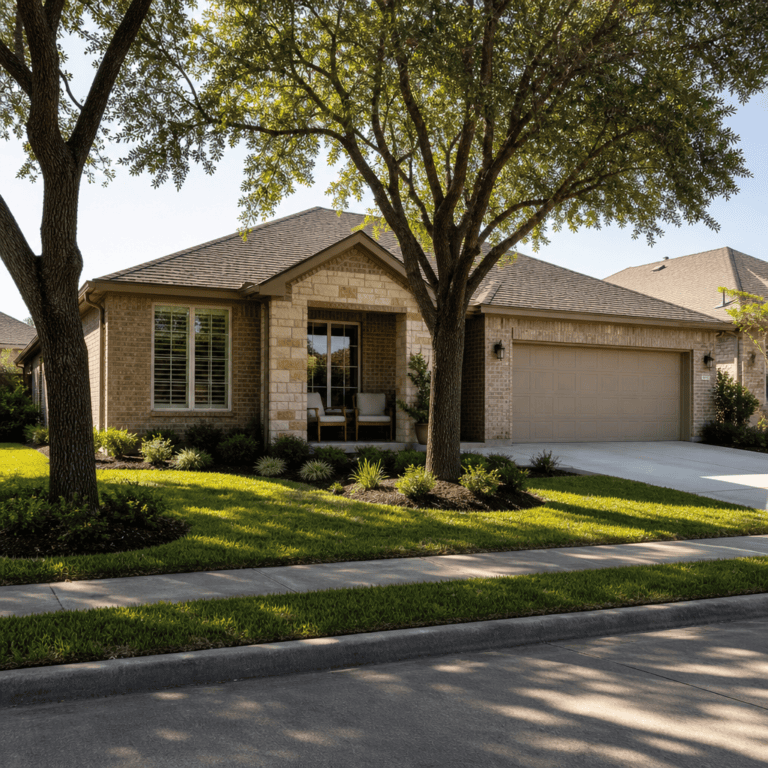 Cypress patio home whose owner qualifies for the Texas over-65 property tax exemption