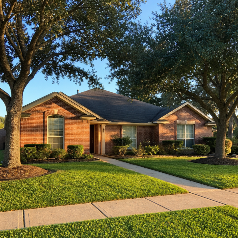 Well-kept brick home in a Houston suburb — buy a foreclosed home in Houston