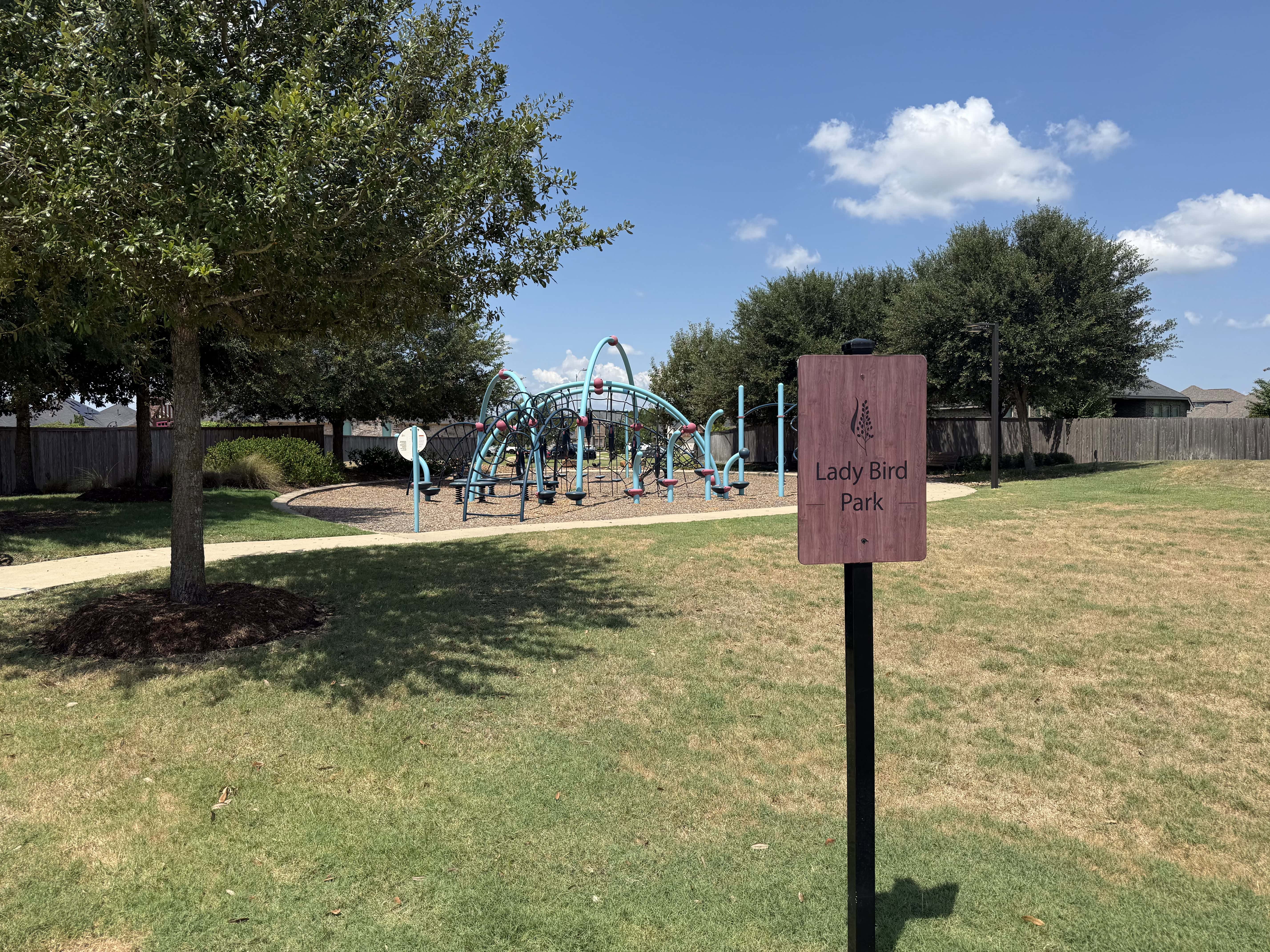 Lady Bird Park playground in Dellrose, Hockley, TX