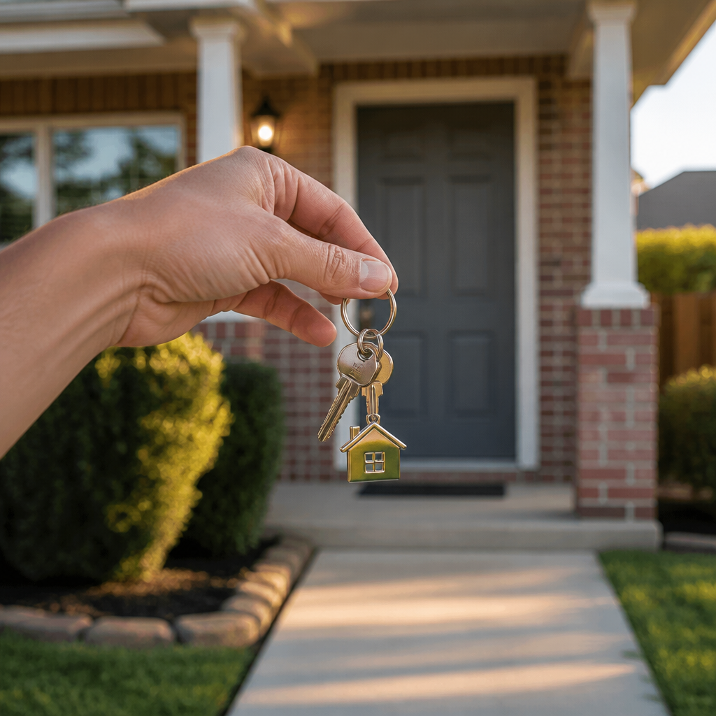House keys at the front door — the first-time home buyer in Houston roadmap