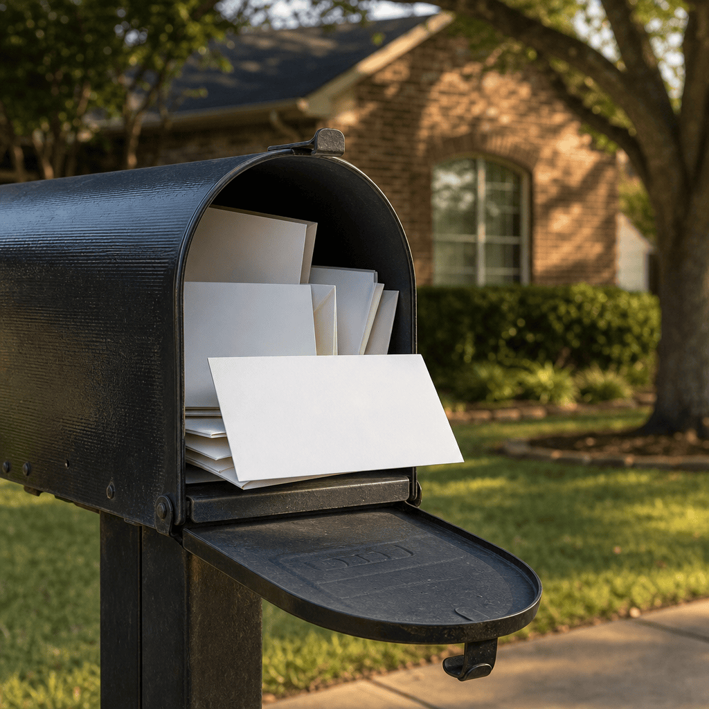 A mailbox full of unsolicited offers — should you sell your house for cash in Houston?