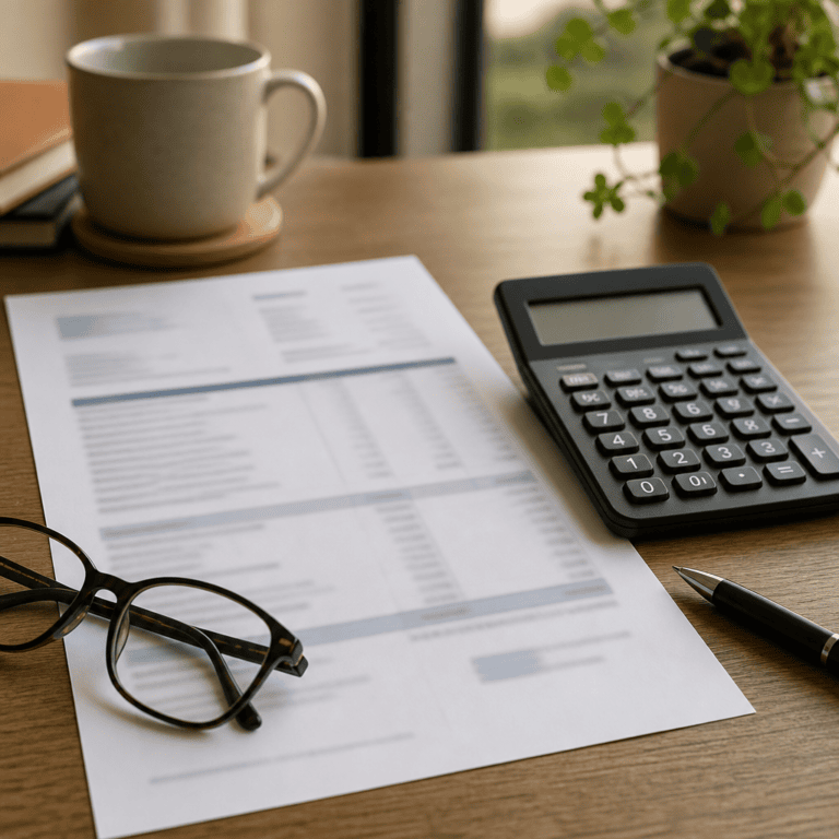 Texas property tax statement and calculator used to figure a disabled veteran exemption